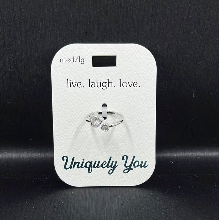 Ring - YOU YR7041 - Live. Laugh. Love.
