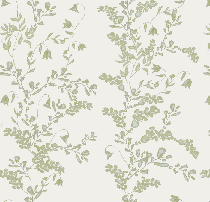 Ruth in Blue on Green- Fabric