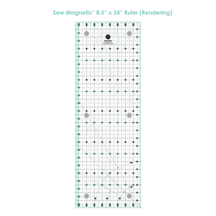Sew Magnetic 8.5" x 24" Ruler