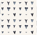 Shark Tooth in Cream Wallpaper SWATCH