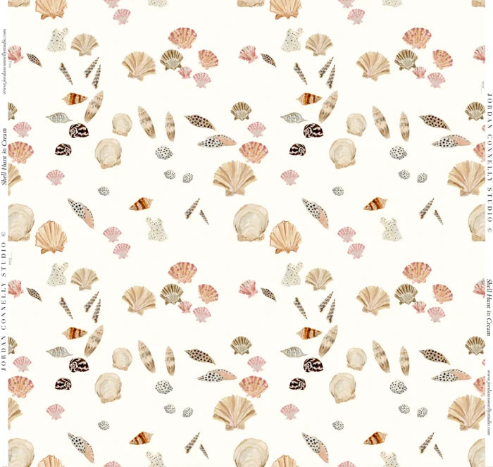 Shell Hunt in Sand Wallpaper
