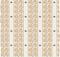 Shell Stripe in Sand Wallpaper