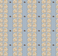 Shell Stripe with Sky Wallpaper SWATCH
