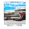 Snow on the Ambassador Shower Curtain