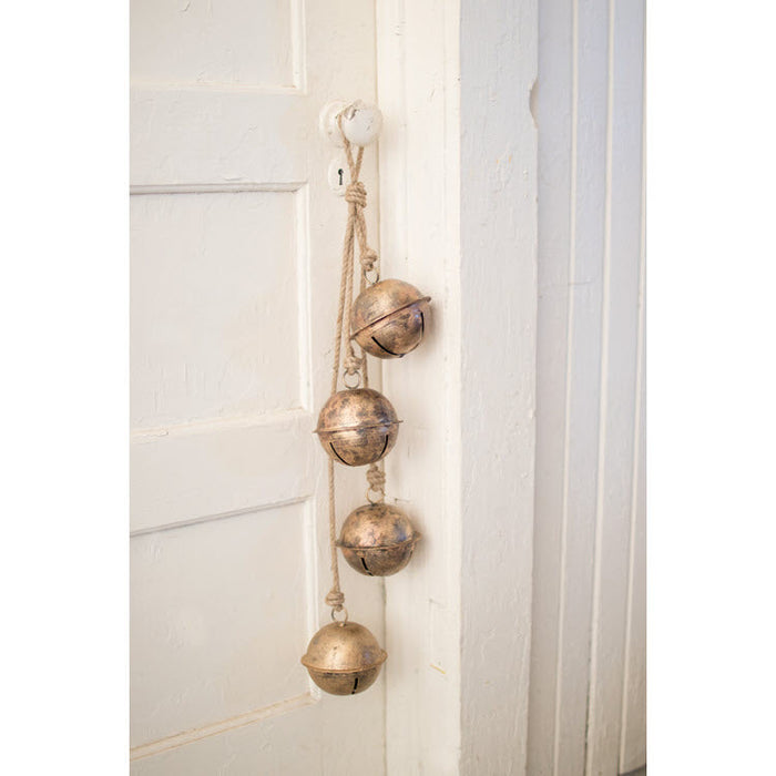 String of Brass Finish Bells