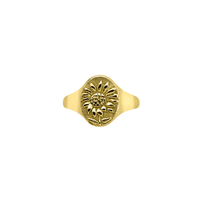 Sunflower Ring Ring MelodyNecklace