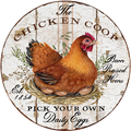 The Chicken Coop , Farmhouse Sign, Wreath Attachment, Wreath Sign, Wreath Center