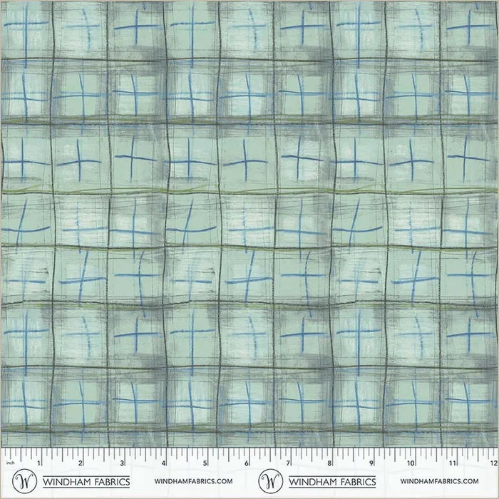 The Plaid One - Lakeside Plaid - by Marcia Derse with Windham Fabrics