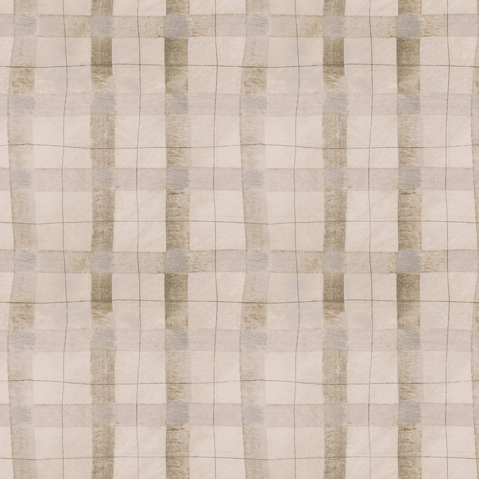The Plaid One - Oatmeal Plaid - by Marcia Derse with Windham Fabrics
