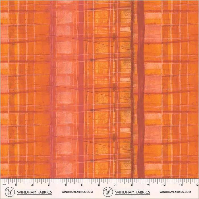 The Plaid One - Peach Orchard Plaid - by Marcia Derse with Windham Fabrics