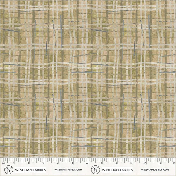The Plaid One - Porch Screen Plaid in Dusty - by Marcia Derse with Windham Fabrics