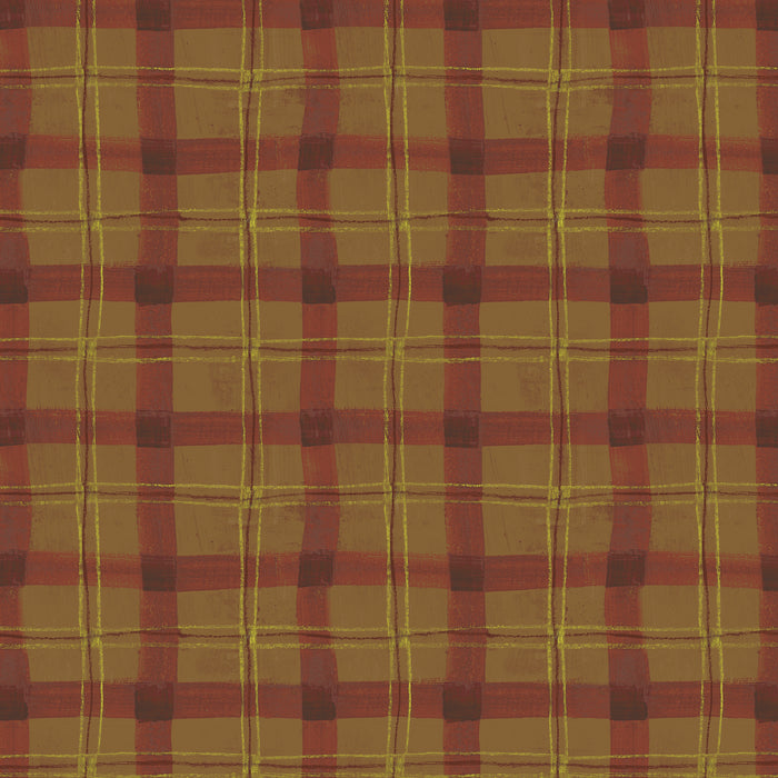 The Plaid One - Proper Plaid in Cinnamon - by Marcia Derse with Windham Fabrics