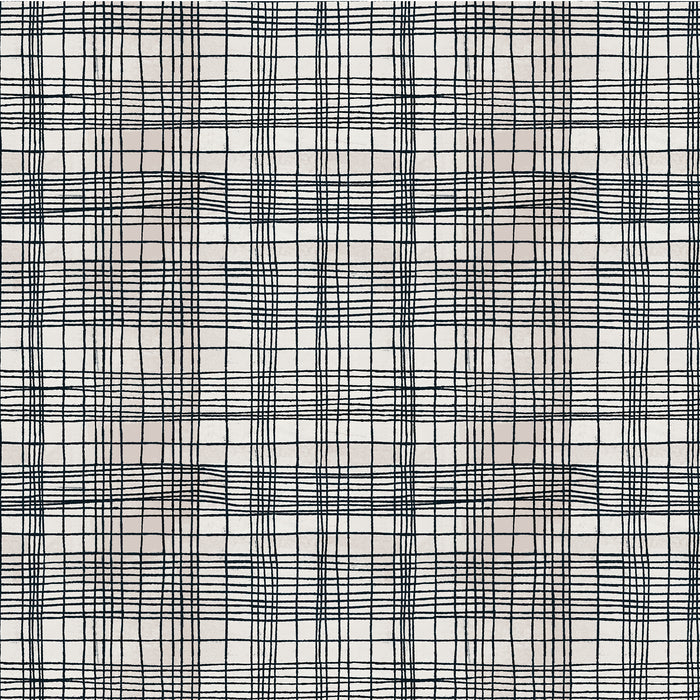 The Plaid One - String Theory Plaid in Cosmic Web - by Marcia Derse with Windham Fabrics