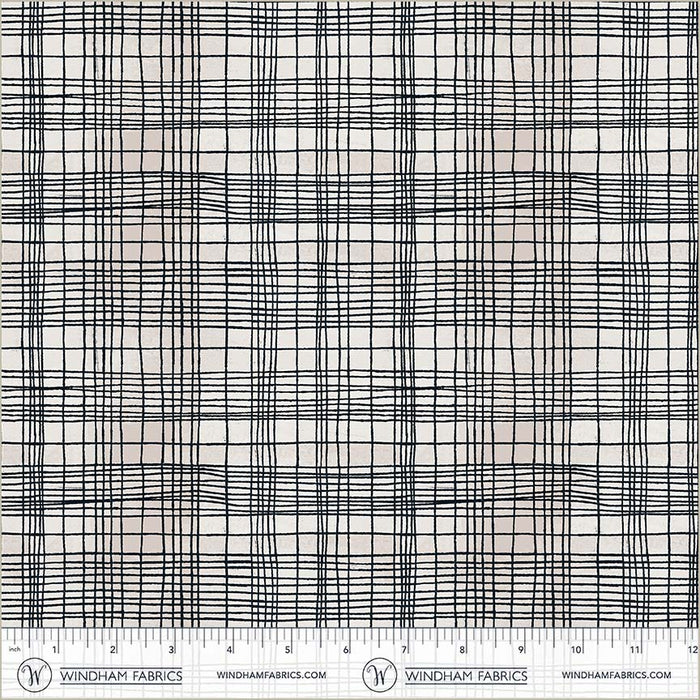 The Plaid One - String Theory Plaid in Cosmic Web - by Marcia Derse with Windham Fabrics