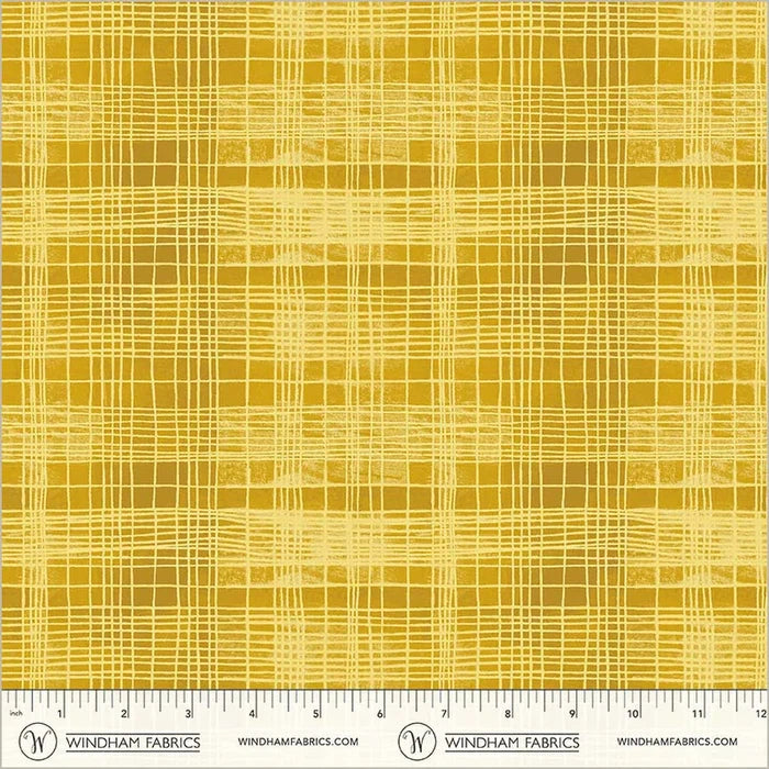 The Plaid One - String Theory Plaid in Delicata - by Marcia Derse with Windham Fabrics