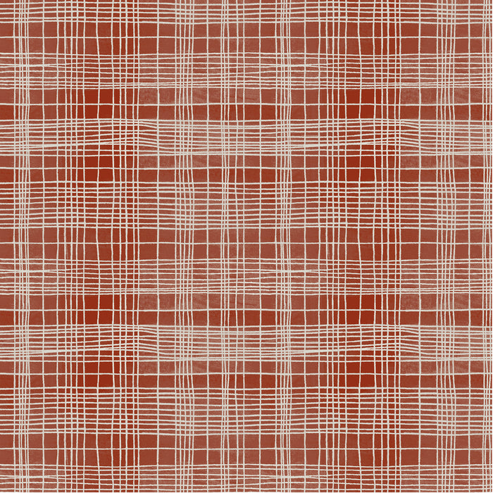 The Plaid One - String Theory Plaid in Lacquer - by Marcia Derse with Windham Fabrics