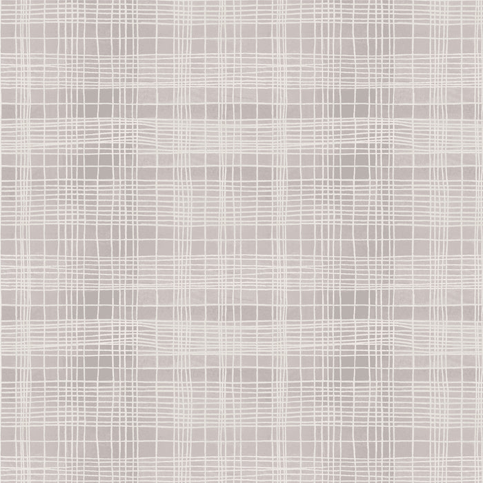 The Plaid One - String Theory Plaid in Ocean Mist - by Marcia Derse with Windham Fabrics