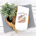 Trade for Chocolate Design, Tea Towel, Easter Design, Easter -Spring Kitchen Décor, Spring Hostess Gift