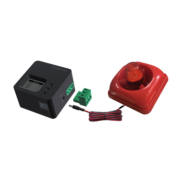TrolMaster Carbon-X CO2 Alarm Station (audio/visual) with cable set (AS-1)