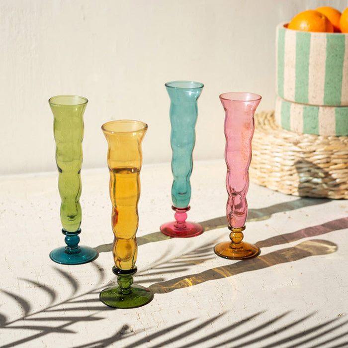 Trumpet Champagne Glasses Set/4