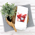 Valentine Gnome Design, Valentine Tree, Valentine Tea Towel,  Kitchen Décor, Valentine Party Décor, Hostess Valentine Gift