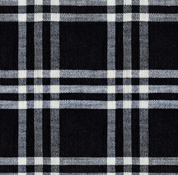 Warp & Weft Mystic Fable - Horizon Plaid Chore Coat in Black - by Alexia Marcelle Abegg with Ruby Star Society