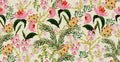 Wild French Garden in Chartreuse Wallpaper SWATCH