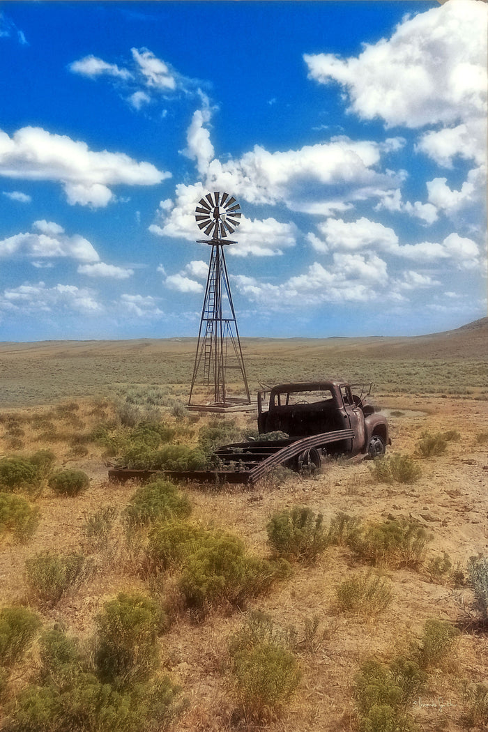 Windmill Over Lenzen Canvas Print