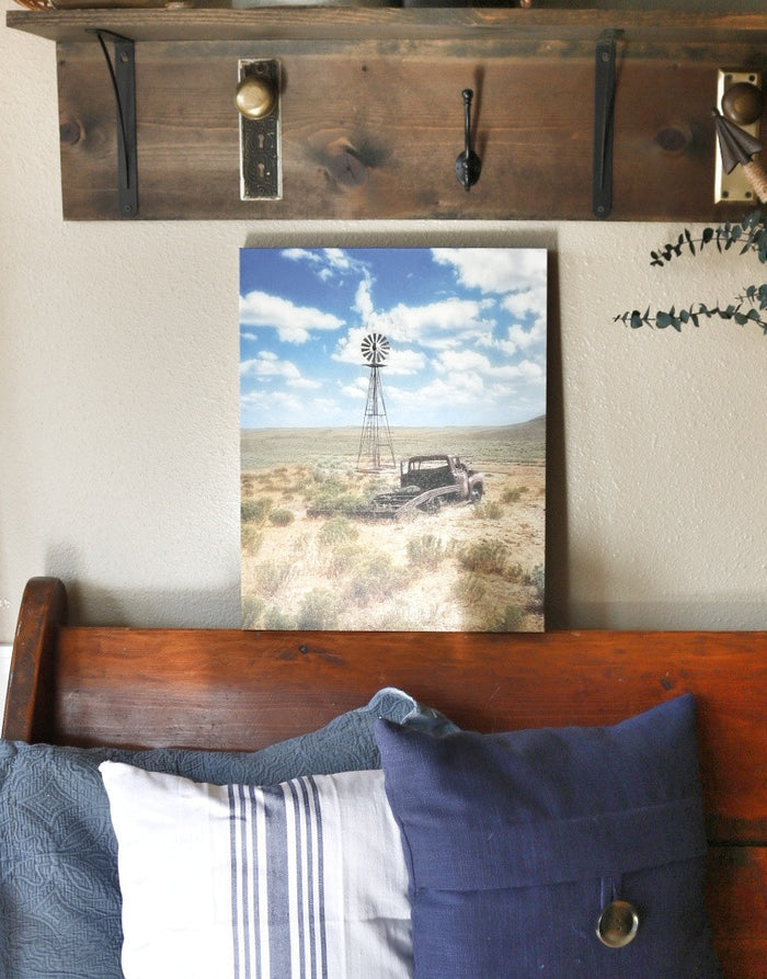Windmill Over Lenzen Canvas Print