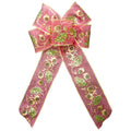 Wired Sheer Autumn Acorns Fall Bows (2.5"ribbon~6"Wx10"L)
